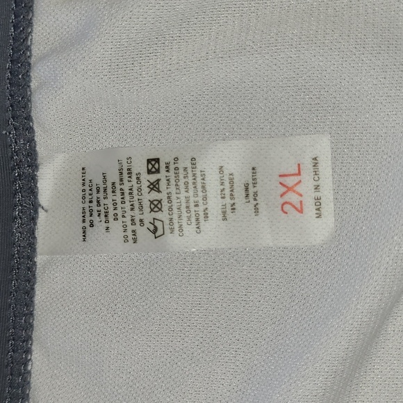 Gray Cross Strap Tankini Top & Bottoms NWOT - Picture 9 of 10